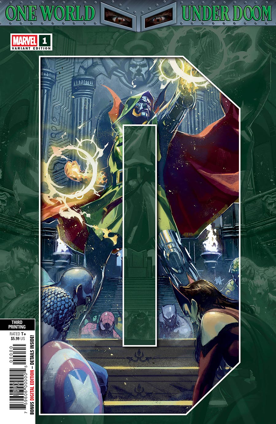 One World Under Doom 1-4 Reprints Connecting Covers