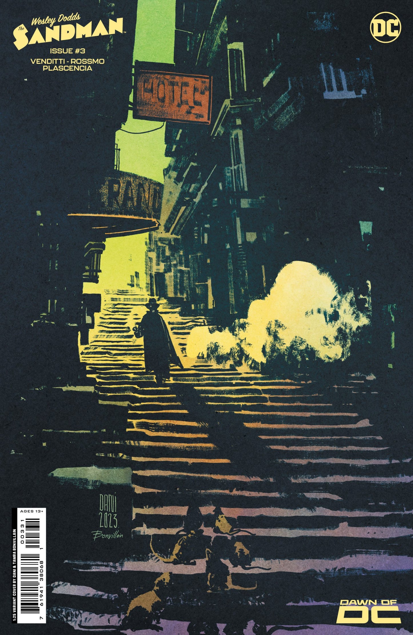 Wesley Dodds The Sandman #3 1:25 Incentive